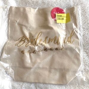 NEW Kate Aspen bridesmaid tote